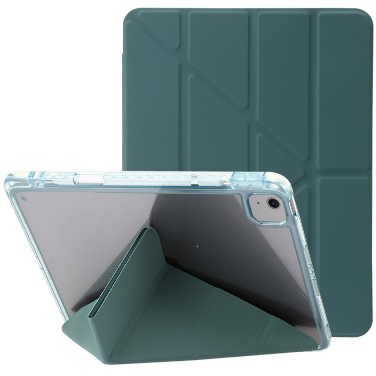 Clear Acrylic Deformation Leather Tablet Case