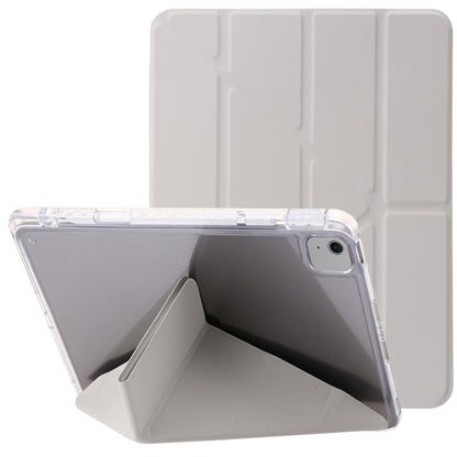 Clear Acrylic Deformation Leather Tablet Case