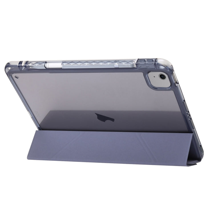 Clear Acrylic Deformation Leather Tablet Case