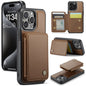 JEEHOOD J05 Business Magnetic Style RFID Leather Phone Case, For iPhone 16, For iPhone 15 Pro Max, For iPhone 15 Pro, For iPhone 15 Plus