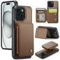 JEEHOOD J05 Business Magnetic Style RFID Leather Phone Case, For iPhone 16, For iPhone 15 Pro Max, For iPhone 15 Pro, For iPhone 15 Plus