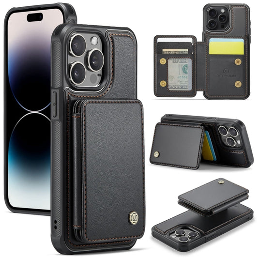 JEEHOOD J05 Business Magnetic Style RFID Leather Phone Case