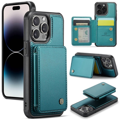JEEHOOD J05 Business Magnetic Style RFID Leather Phone Case, For iPhone 15, For iPhone 14 Plus, For iPhone 14, For iPhone 14 Pro