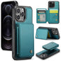 JEEHOOD J05 Business Magnetic Style RFID Leather Phone Case, For iPhone 12 / 12 Pro, For iPhone 12 Pro Max, For iPhone 11 Pro Max, For iPhone 11