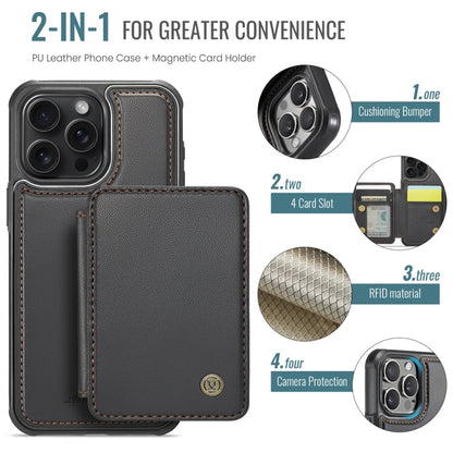 JEEHOOD J05 Business Magnetic Style RFID Leather Phone Case, For iPhone 12 / 12 Pro, For iPhone 12 Pro Max, For iPhone 11 Pro Max, For iPhone 11