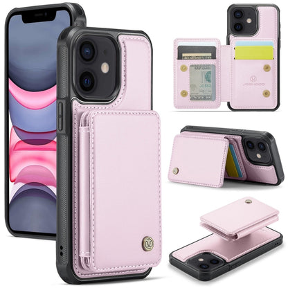 JEEHOOD J05 Business Magnetic Style RFID Leather Phone Case, For iPhone 12 / 12 Pro, For iPhone 12 Pro Max, For iPhone 11 Pro Max, For iPhone 11