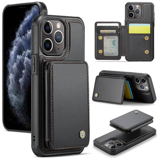 JEEHOOD J05 Business Magnetic Style RFID Leather Phone Case