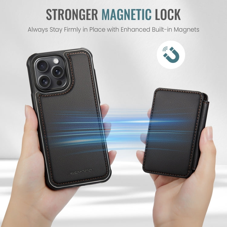 JEEHOOD J05 Business Magnetic Style RFID Leather Phone Case