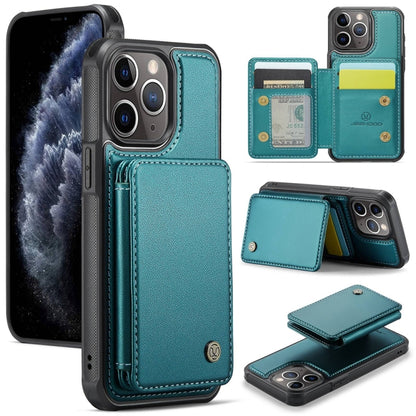 JEEHOOD J05 Business Magnetic Style RFID Leather Phone Case, For iPhone 12 / 12 Pro, For iPhone 12 Pro Max, For iPhone 11 Pro Max, For iPhone 11