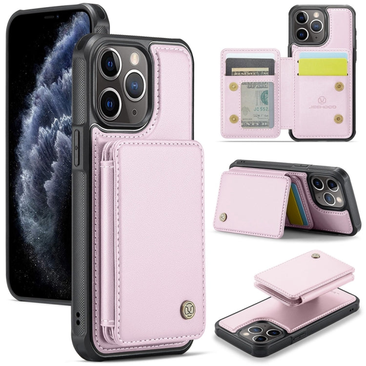 JEEHOOD J05 Business Magnetic Style RFID Leather Phone Case, For iPhone 12 / 12 Pro, For iPhone 12 Pro Max, For iPhone 11 Pro Max, For iPhone 11