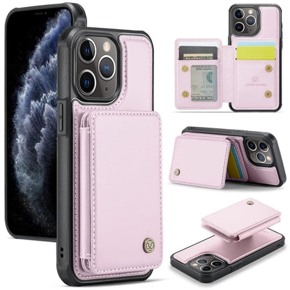 JEEHOOD J05 Business Magnetic Style RFID Leather Phone Case, For iPhone 12 / 12 Pro, For iPhone 12 Pro Max, For iPhone 11 Pro Max, For iPhone 11