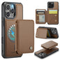 JEEHOOD J05 Business Magnetic Style RFID Leather Phone Case, For iPhone Air, For iPhone 16 Pro Max, For iPhone 16 Pro, For iPhone 16 Plus