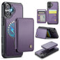 JEEHOOD J05 Business Magnetic Style RFID Leather Phone Case, For iPhone 16, For iPhone 15 Pro Max, For iPhone 15 Pro, For iPhone 15 Plus