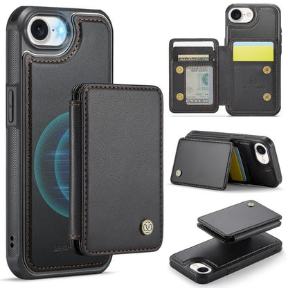 JEEHOOD J05 Business Magnetic Style RFID Leather Phone Case, For iPhone 17e / 16e, For iPhone 17 Pro Max, For iPhone 17 Pro, For iPhone 17