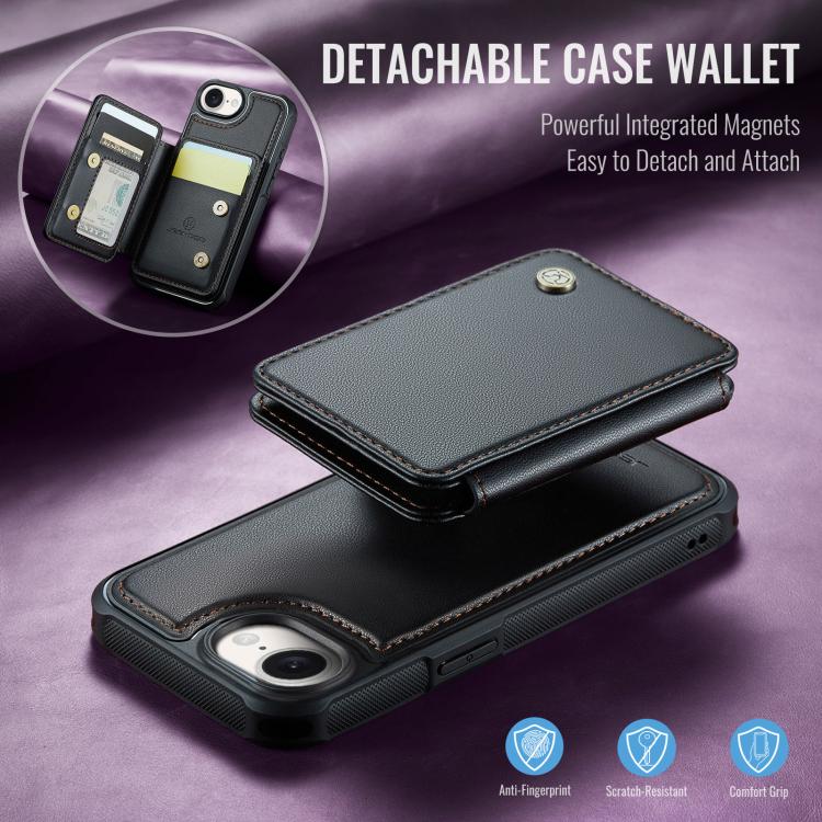 JEEHOOD J05 Business Magnetic Style RFID Leather Phone Case, For iPhone 17e / 16e, For iPhone 17 Pro Max, For iPhone 17 Pro, For iPhone 17