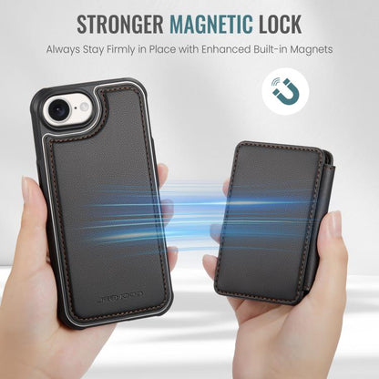 JEEHOOD J05 Business Magnetic Style RFID Leather Phone Case, For iPhone 17e / 16e, For iPhone 17 Pro Max, For iPhone 17 Pro, For iPhone 17