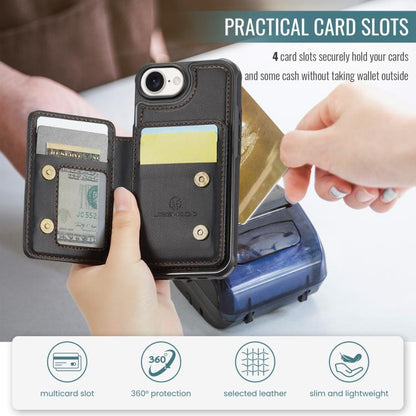 JEEHOOD J05 Business Magnetic Style RFID Leather Phone Case, For iPhone 17e / 16e, For iPhone 17 Pro Max, For iPhone 17 Pro, For iPhone 17