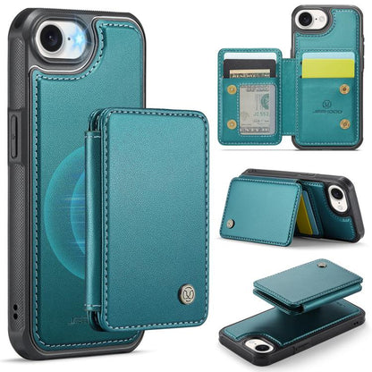 JEEHOOD J05 Business Magnetic Style RFID Leather Phone Case, For iPhone 18 Pro, For iPhone 18 Pro Max, For iPhone 17e / 16e, For iPhone 17 Pro Max