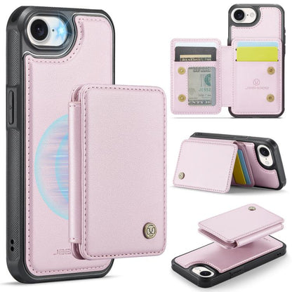 JEEHOOD J05 Business Magnetic Style RFID Leather Phone Case, For iPhone 17e / 16e, For iPhone 17 Pro Max, For iPhone 17 Pro, For iPhone 17