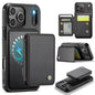 JEEHOOD J05 Business Magnetic Style RFID Leather Phone Case, For iPhone 18 Pro, For iPhone 18 Pro Max, For iPhone 17e / 16e, For iPhone 17 Pro Max