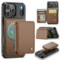 JEEHOOD J05 Business Magnetic Style RFID Leather Phone Case, For iPhone 17 Pro, For iPhone 17, For iPhone Air, For iPhone 16 Pro Max