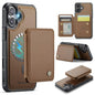 JEEHOOD J05 Business Magnetic Style RFID Leather Phone Case, For iPhone 17 Pro, For iPhone 17, For iPhone Air, For iPhone 16 Pro Max
