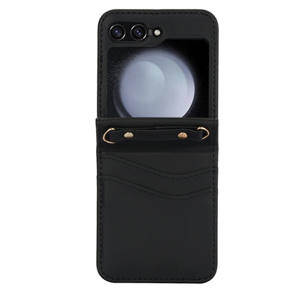 Dual Card Slots Folding Phone Case, For Samsung Galaxy Z Flip6 / Flip7 FE, For Samsung Galaxy Z Flip5, For Samsung Galaxy Z Flip4