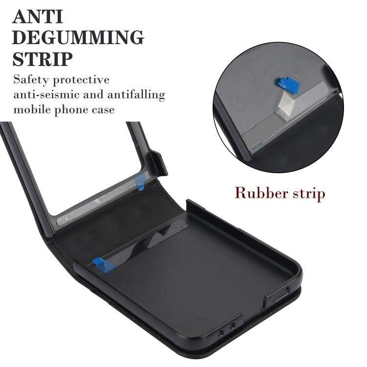 Dual Card Slots Folding Phone Case, For Samsung Galaxy Z Flip6 / Flip7 FE, For Samsung Galaxy Z Flip5, For Samsung Galaxy Z Flip4