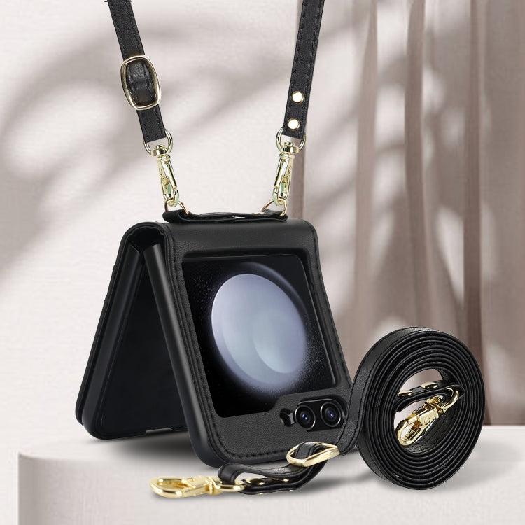 Dual Card Slots Folding Phone Case, For Samsung Galaxy Z Flip6 / Flip7 FE, For Samsung Galaxy Z Flip5, For Samsung Galaxy Z Flip4