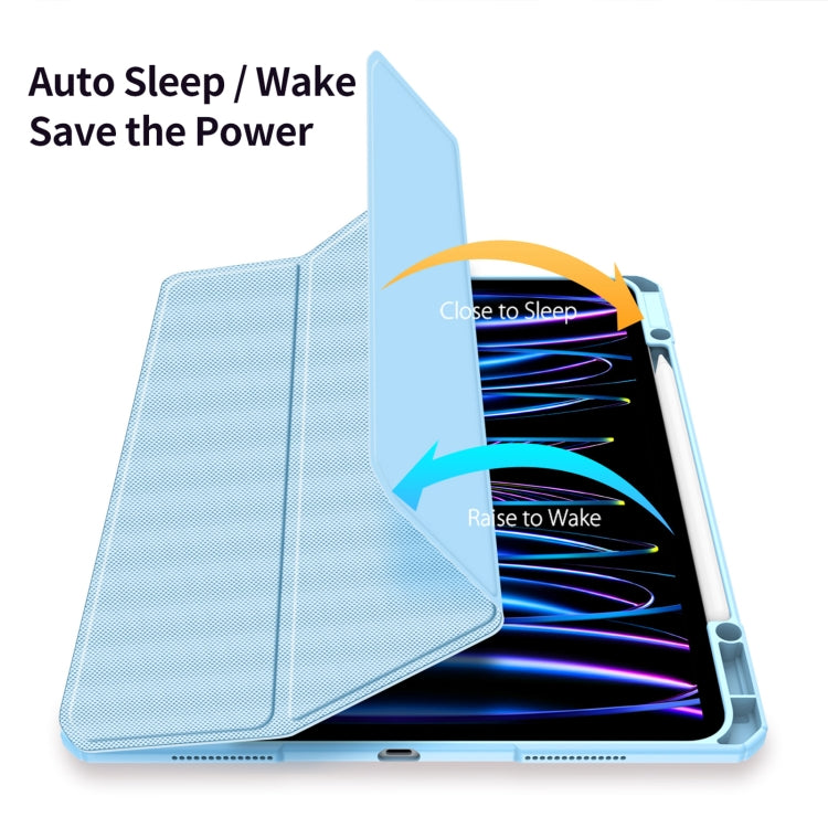 DUX DUCIS TOBY Series Antiskid Leather Tablet Case with Sleep / Wake-up Function