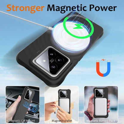 Wave Texture MagSafe Magnetic Liquid Silicone Phone Case