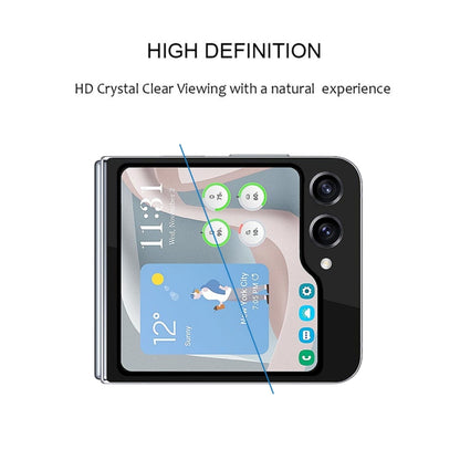 External Small Screen Full Glue Full Cover Screen Protector, For Samsung Galaxy Z Flip6