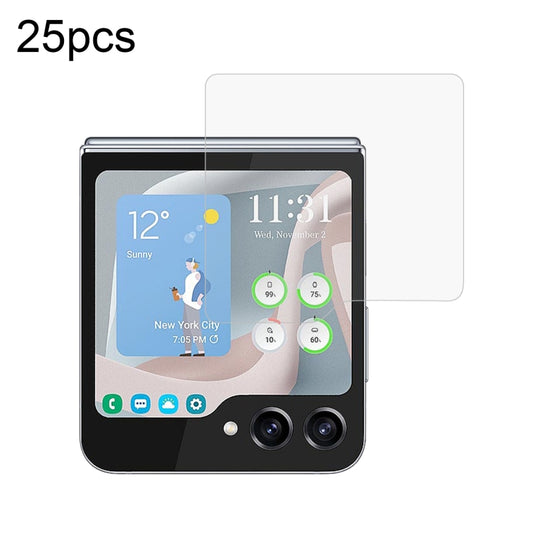 25pcs External Small Screen Half Cover Screen Protector