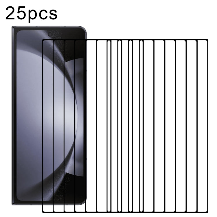 25pcs Front Screen Full Glue Full Cover Screen Protector Tempered Glass Film, For Samsung Galaxy Z Fold6