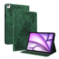 Butterfly Flower Embossed Leather Tablet Case, For iPad Air 11 2026 / 2025 / 2024, For iPad Pro 11 2025 / 2024
