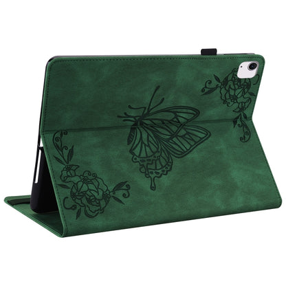 Butterfly Flower Embossed Leather Tablet Case