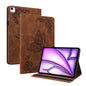 Butterfly Flower Embossed Leather Tablet Case, For iPad Air 11 2026 / 2025 / 2024, For iPad Pro 11 2025 / 2024