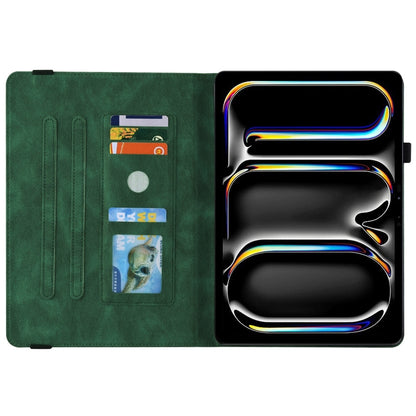 Butterfly Flower Embossed Leather Tablet Case