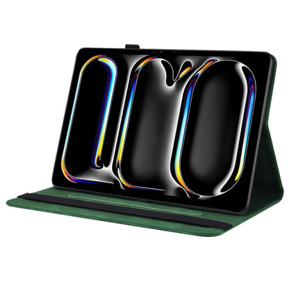 Butterfly Flower Embossed Leather Tablet Case