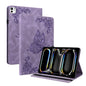 Butterfly Flower Embossed Leather Tablet Case, For iPad Air 11 2026 / 2025 / 2024, For iPad Pro 11 2025 / 2024