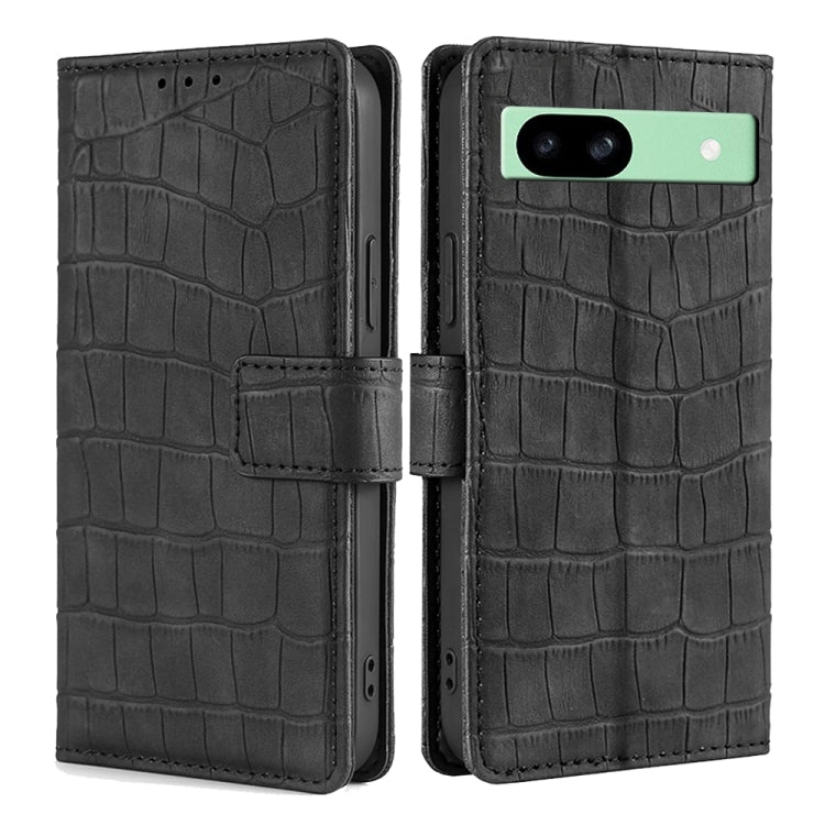 Skin Feel Crocodile Magnetic Clasp Leather Phone Case