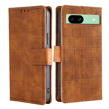 Skin Feel Crocodile Magnetic Clasp Leather Phone Case