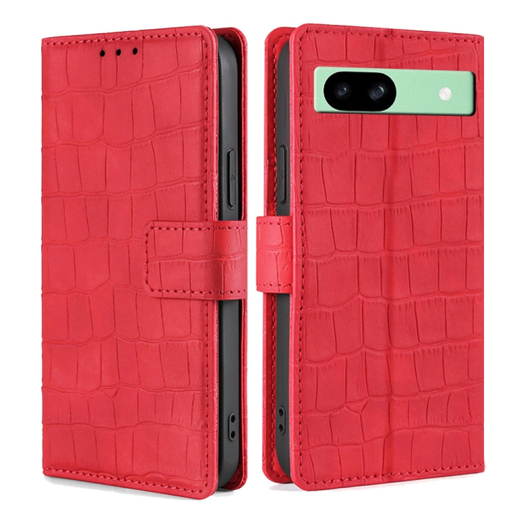 Skin Feel Crocodile Magnetic Clasp Leather Phone Case