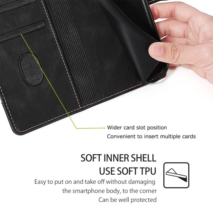 Skin Feel Magnetic Buckle Leather Phone Case