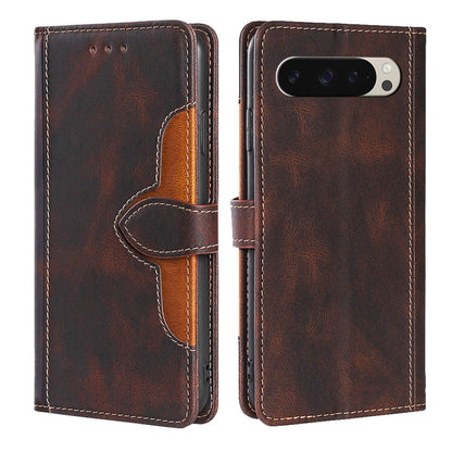 Skin Feel Magnetic Buckle Leather Phone Case