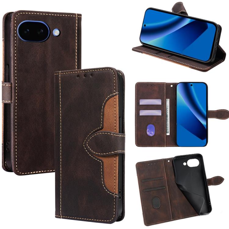 Skin Feel Magnetic Buckle Leather Phone Case, For Google Pixel 10a, For Google Pixel 9 Pro XL, For Google Pixel 9, For Google Pixel 8a