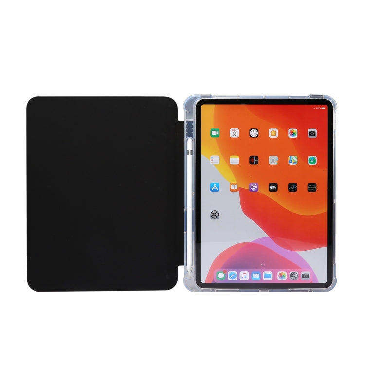 3-folding Electric Pressed Skin Texture Leather Tablet Case