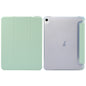 3-folding Electric Pressed Skin Texture Leather Tablet Case