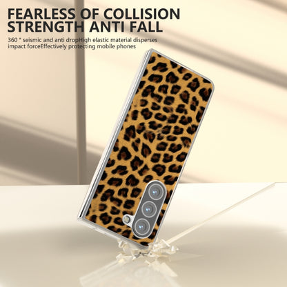 Frosted Transparent Edge Leopard Print Phone Case