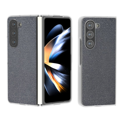 Frosted Transparent Edge Diamond Phone Case, For Samsung Galaxy Z Fold6 5G, For Samsung Galaxy Z Fold5